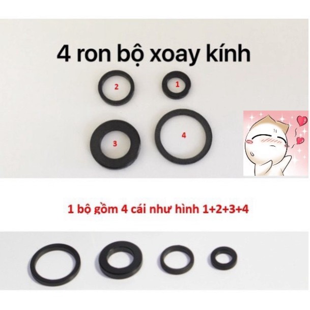 Bộ Ron Chế Xoay Gương , Xoay Kính Gập 360 < Xoay kính, gương 360 độ>