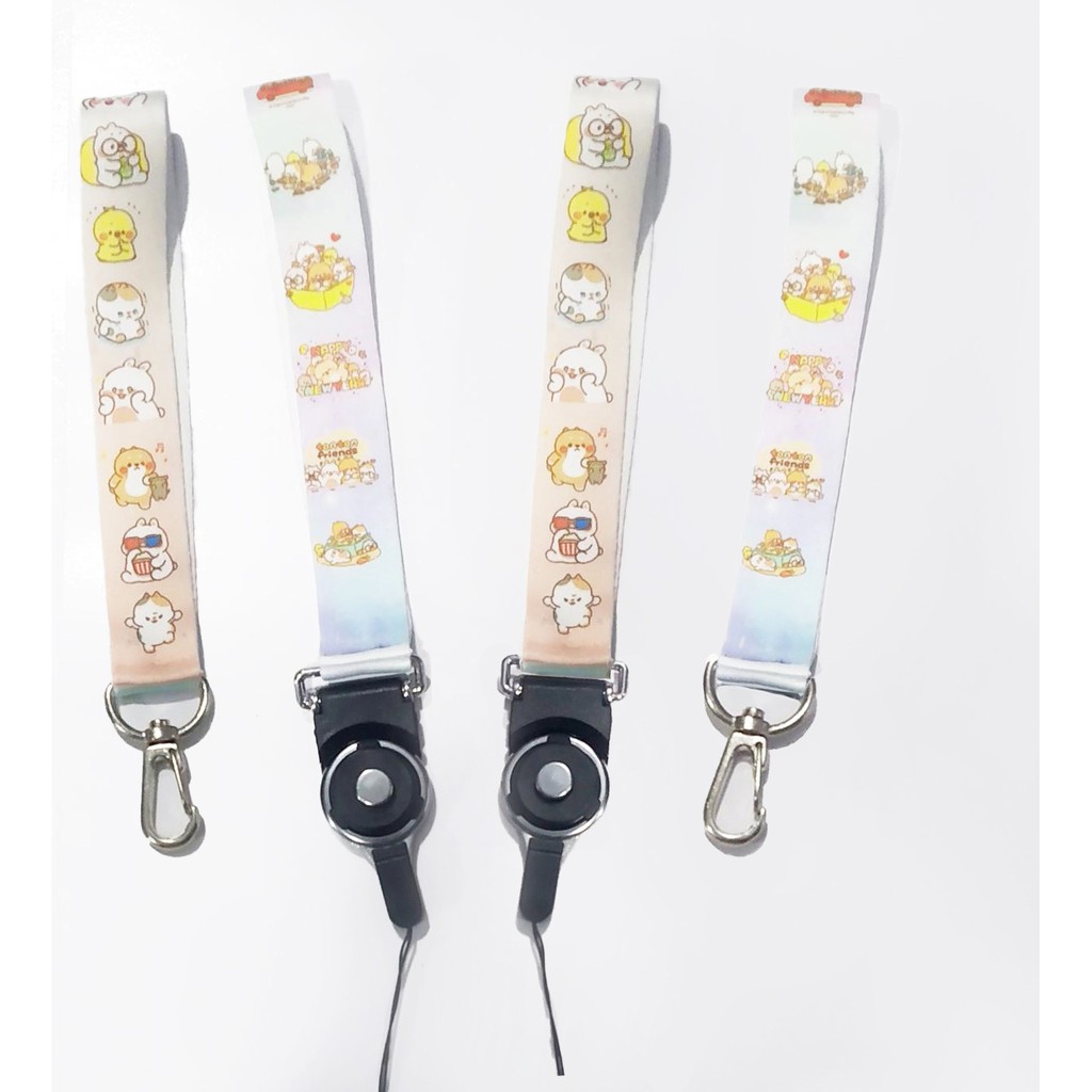 dây strap tonton STI12 hoạt hình dây treo thẻ name tag ngắn cute dễ thương 15cm