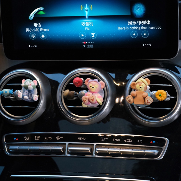 Phụ kiện khuếch tán nước hoa gắn điều hòa xe hơi dễ thương sáng tạo