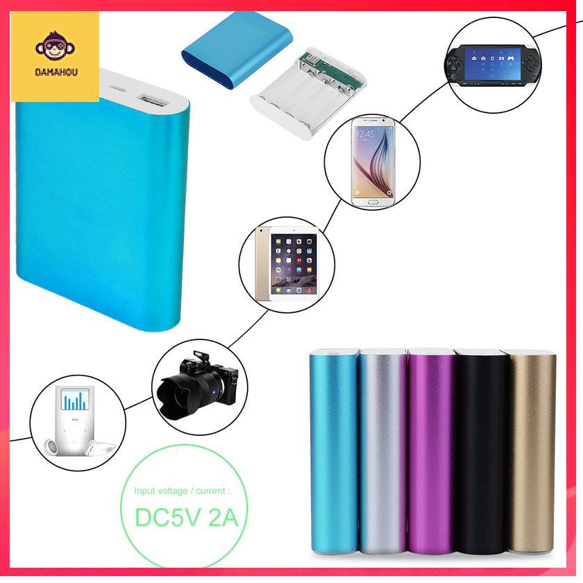 Bộ sạc pin dự phòng bên ngoài 10400mAh USB 4 * 18650 Hộp đựng pin dự phòng