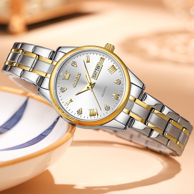 Đồng Hồ Đeo Tay Nam Nữ - Đồng Hồ Đôi OLEVS Chống Thấm Nước Bằng Thép Không Gỉ Thời Trang Aeshop.95 | BigBuy360 - bigbuy360.vn