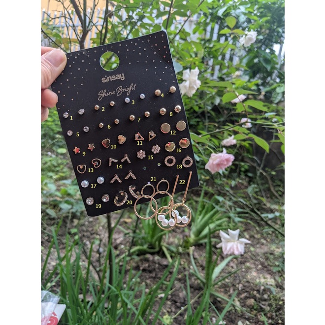 [1 đôi] Khuyên tai trendy siêu xinh