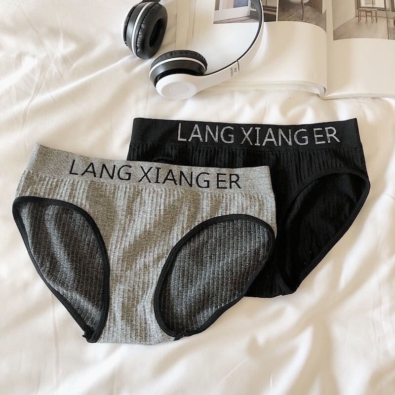 Quần Lót cotton Không Đường May Lưng Vừa Thoáng Khí Gợi Cảm Cho Nữ Sinh