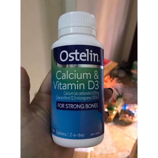 [MẪU MỚI] Vitamin D & Calcium Ostelin 130 viên của Úc
