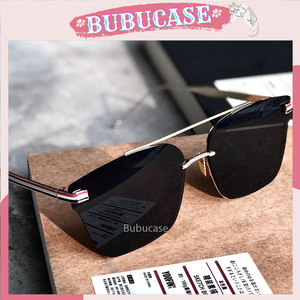 Kính mát vuông unisex cho cả nữ và nam kính râm hợp thời trang