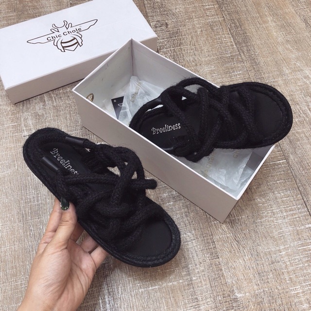 Sandal cói fullbox