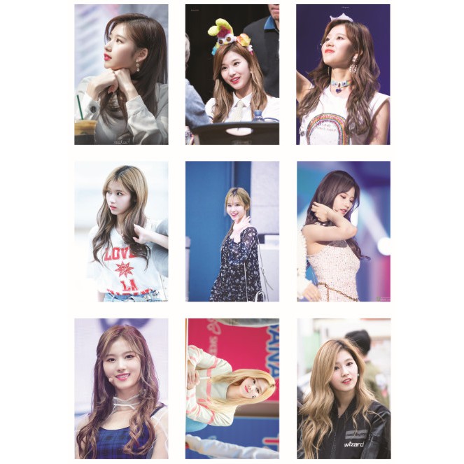 Lomo card ảnh thành viên TWICE - SANA full 45 ảnh