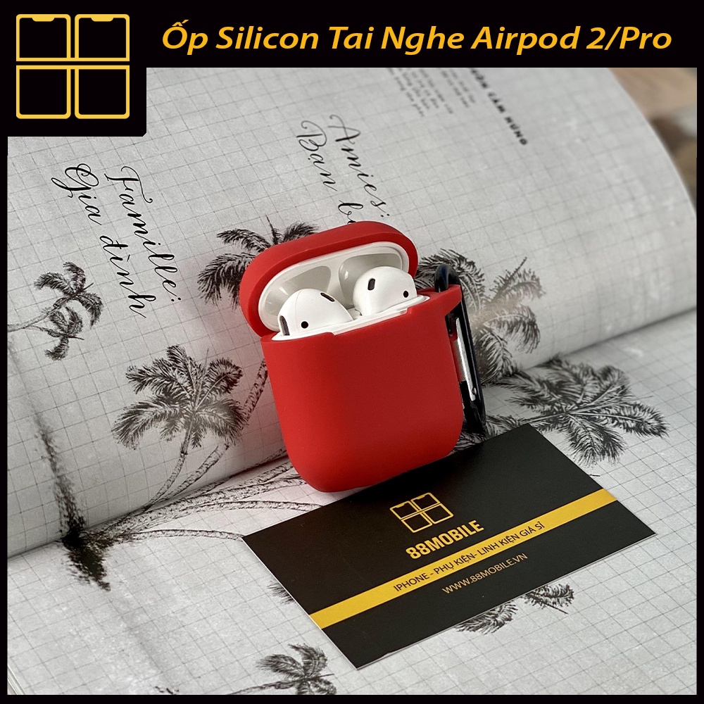 Vỏ Ốp Case Bảo Vệ Tai Nghe Air 2/Pro Cao Su Silicon 88Mobile