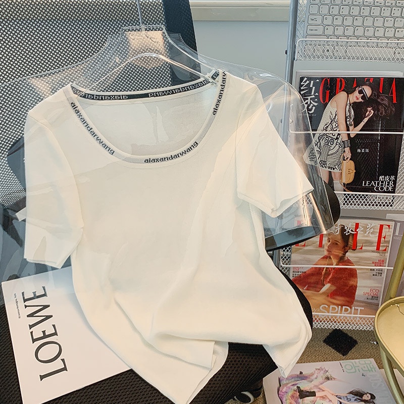 NRVP Áo Cardigan Dệt Kim Tay Ngắn Dáng Rộng Phong Cách Hàn Quốc