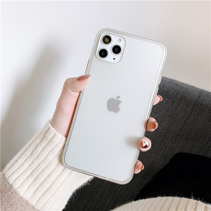 Ốp lưng iphone Trong mờ viền ánh kim 5/5s/6/6plus/6s/6s plus/6/7/7plus/8/8plus/x/xs/xs max/11/11 pro/11 promax/samsung | BigBuy360 - bigbuy360.vn