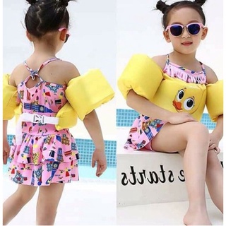 Phao tập bơi liền thân cho bé - phao tay đỡ ngực cho bé