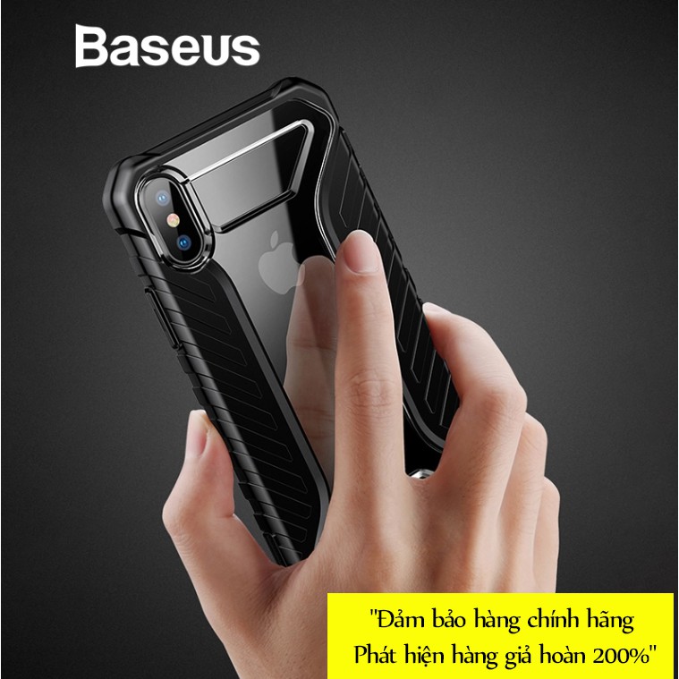 Ốp lưng thể thao chống va đập Baseus Michelin Case cho iPhone XS/ XR/ XS Max (Durable Tire Pattern Soft Silicone)