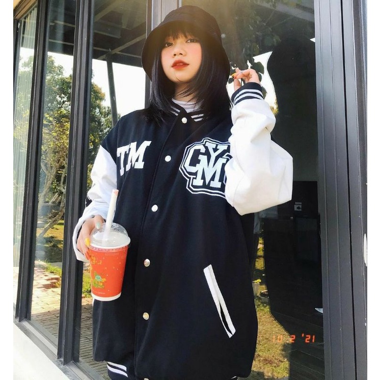 Áo Khoác Bomber Varsity Jacket Ulzzang Unisex Form Rộng - Sayhey Clothing