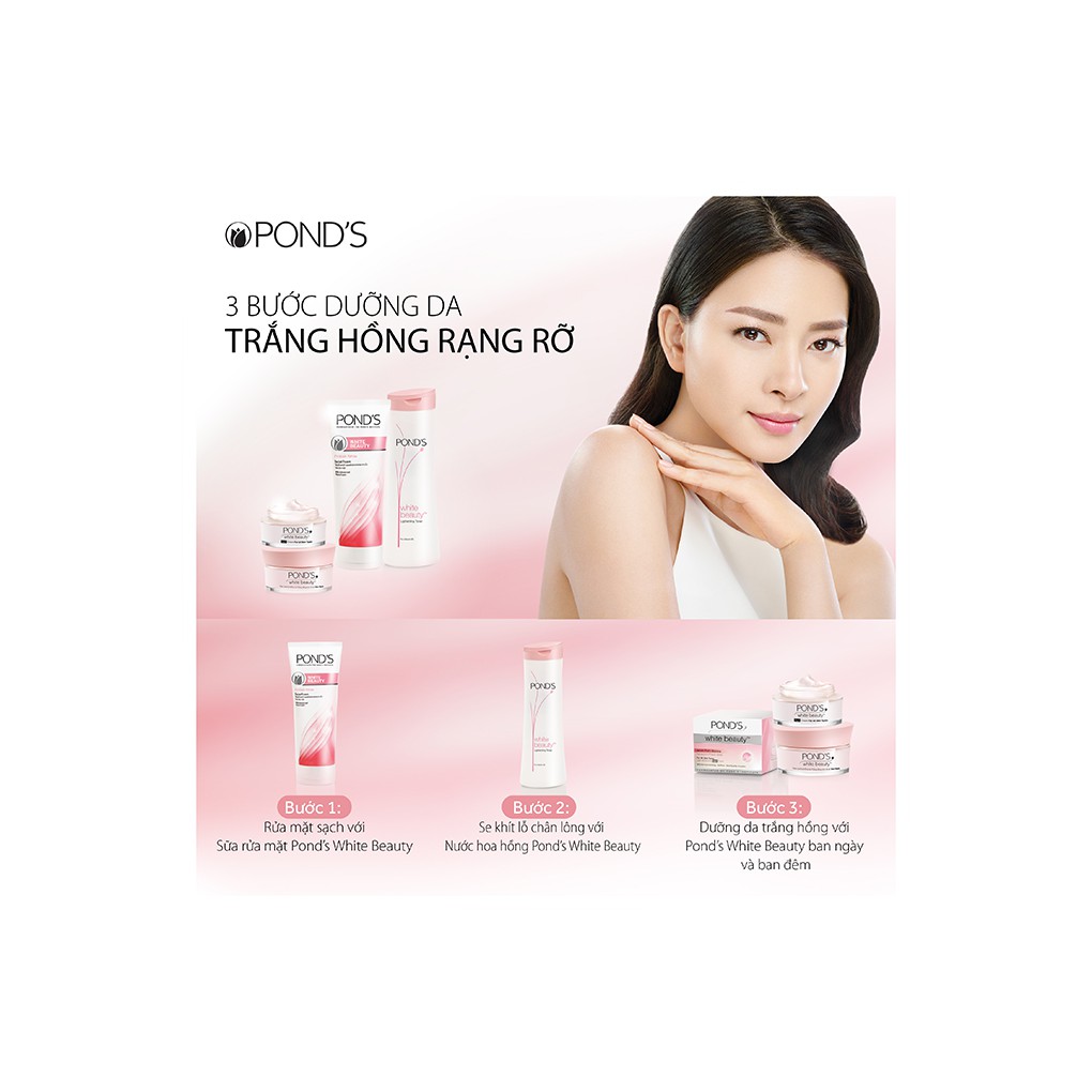 Nước hoa hồng trắng da Pond's White Beauty Lightening Toner 150ml