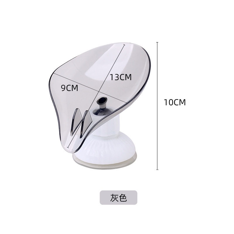 Giá Đựng Xà Phòng Bằng Nhựa Có Giác Hút Xoay Được Đa Năng Sáng Tạo Cho Phòng Tắm / Nhà Bếp