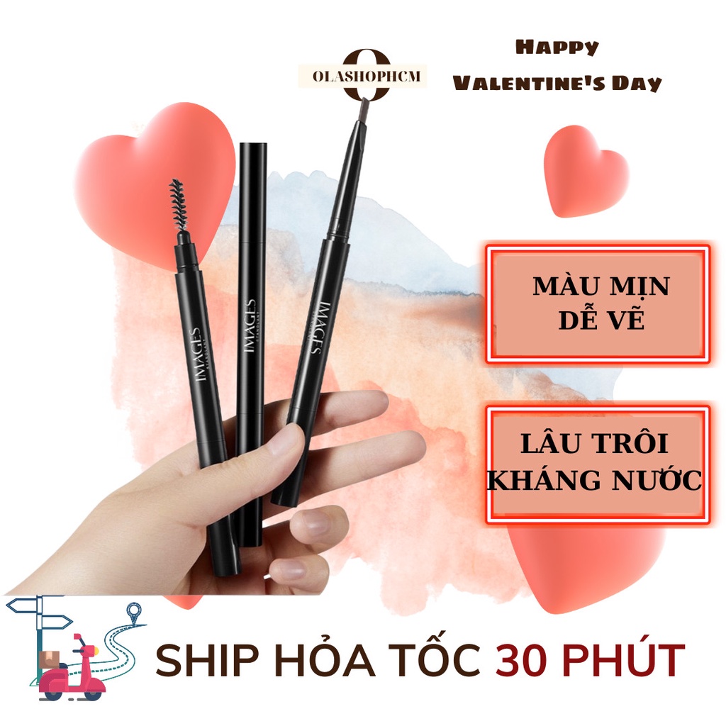 Chì kẻ mày hai đầu siêu mịn nội địa trung không thấm nước không trôi