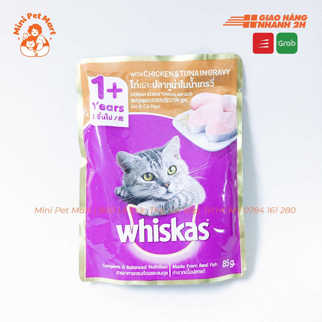 Pate cho mèo WHISKAS 80g