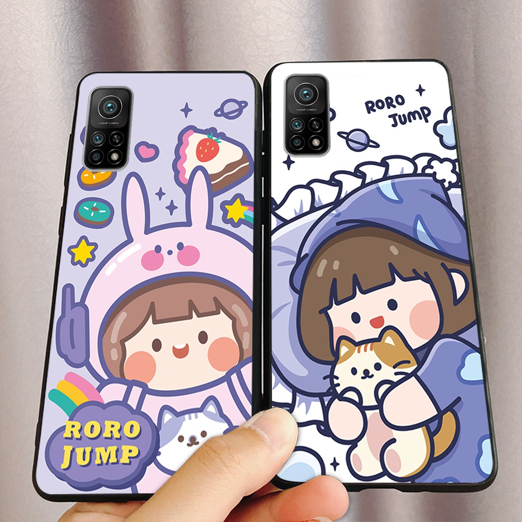 ỐP LƯNG XIAOMI REDMI 10-REDMI NOTE 10 - REDMI NOTE 10S -REDMI NOTE 10 PRO CÔ BÉ ĐÁNG YÊU NHIỀU MÀU SẮC ĐẸP