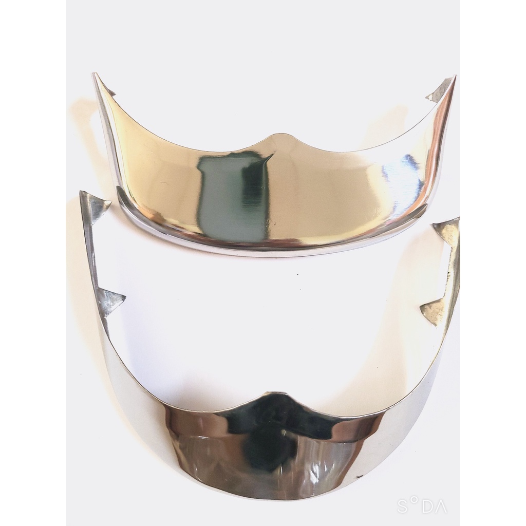 Combo Ốp dè INOX xe SHI Ý 2009 + 1 tem logo Titan Honda giá 1 bộ tại xưởng INOX Vũ