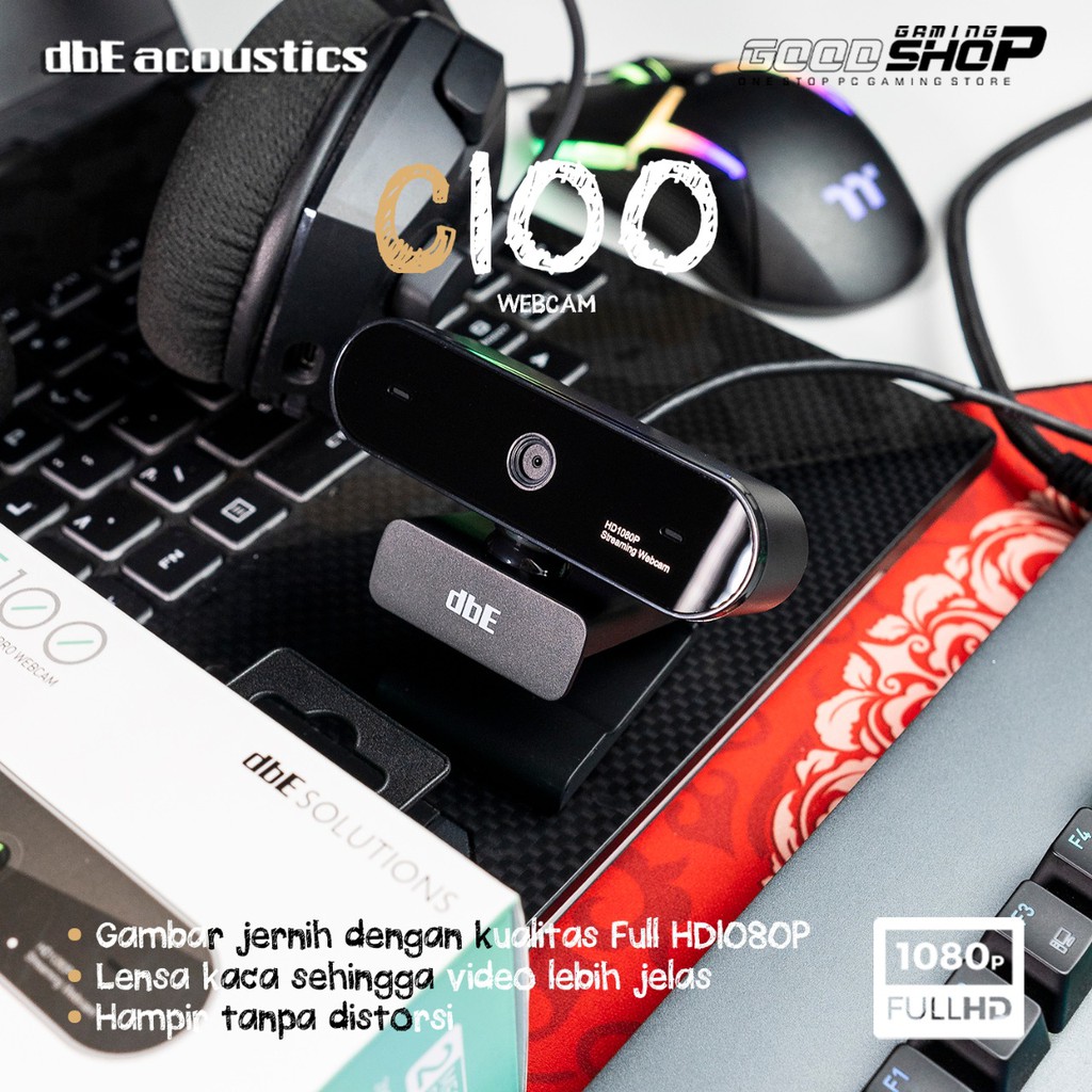 Webcam Dbe C100 Full Hd 1080p