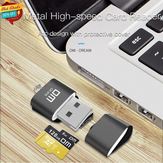 Đầu Đọc Thẻ Nhớ TF Mini Tốc Độ Cao Bằng Kim Loại