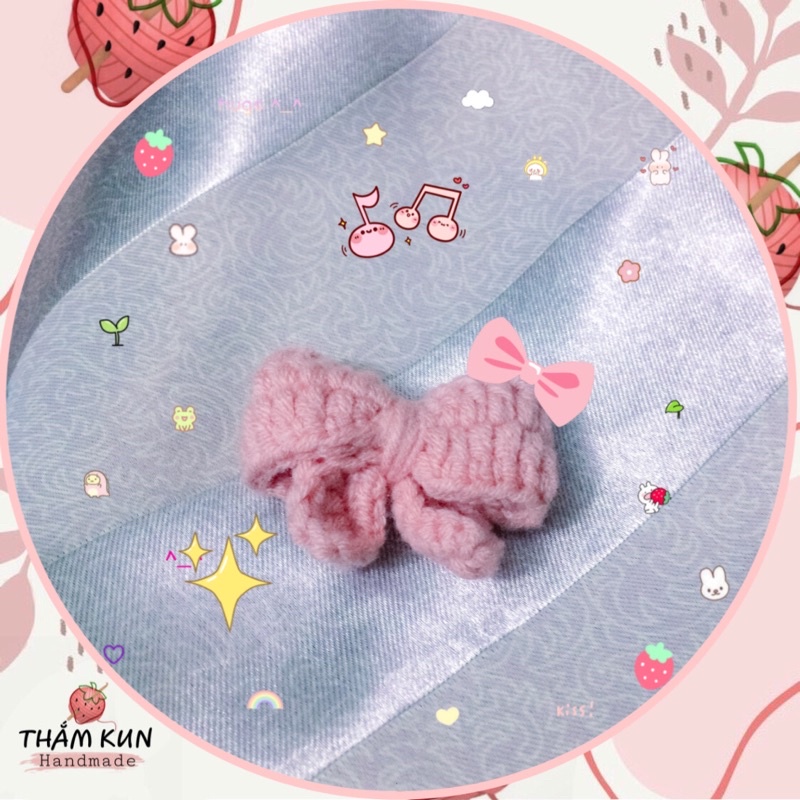 Kẹp tóc nơ handmade