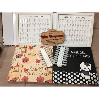 Sổ mẫu móng gài dán