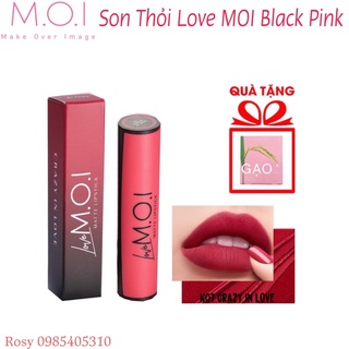 Son Thỏi LOVE MOI Black Pink Hồ Ngọc Hà (Tone Đỏ)