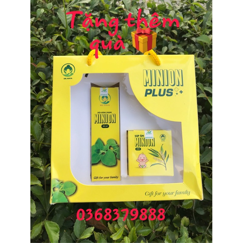 COMBO PLUS ( DẦU HÚNG CHANH + SÁP ẤM MINION )