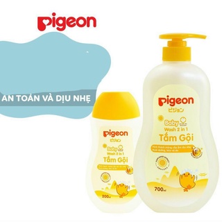 Sữa tắm gội Pigeone 2in1 700ml