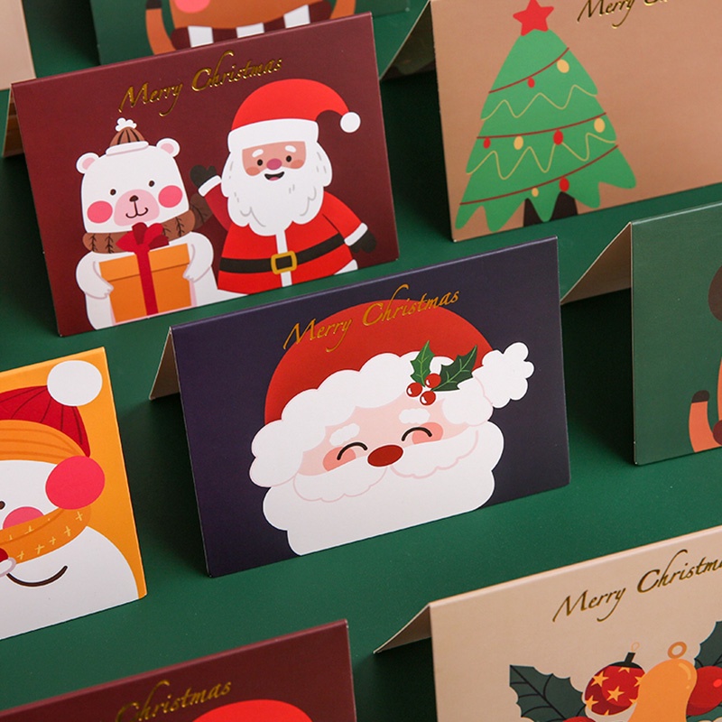 Set 6 thiệp giáng sinh dễ thương