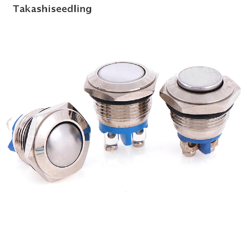 Công tắc nhấn bằng kim loại cỡ 16mm thay thế tiện dụng