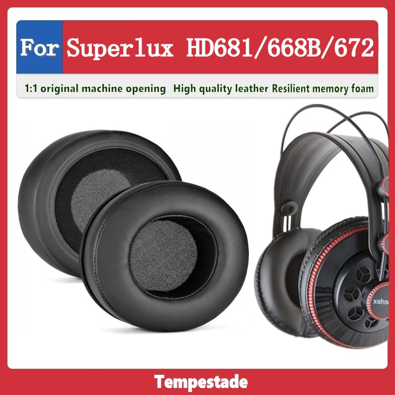 Dành Cho Superlux HD681 HD668B HD672 Bịt Tai Bịt Tai Đệm Tai Tai Vỏ Tai Nghe Thay Thế Bịt Tai