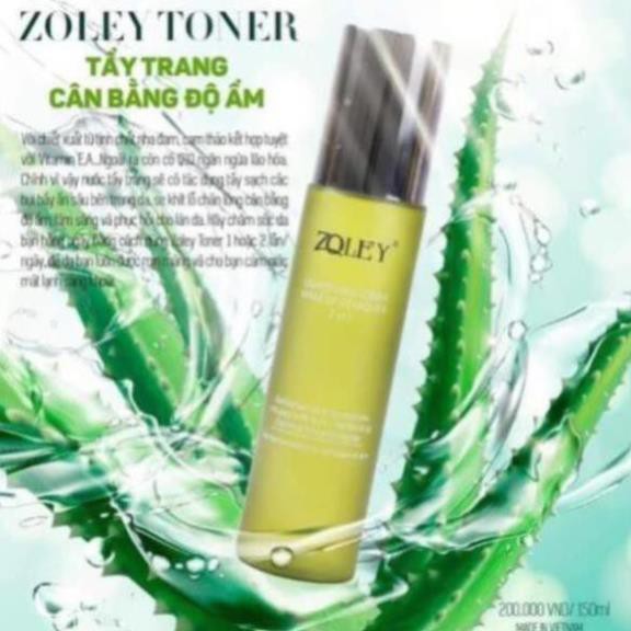 Nước tẩy trang toner zoley