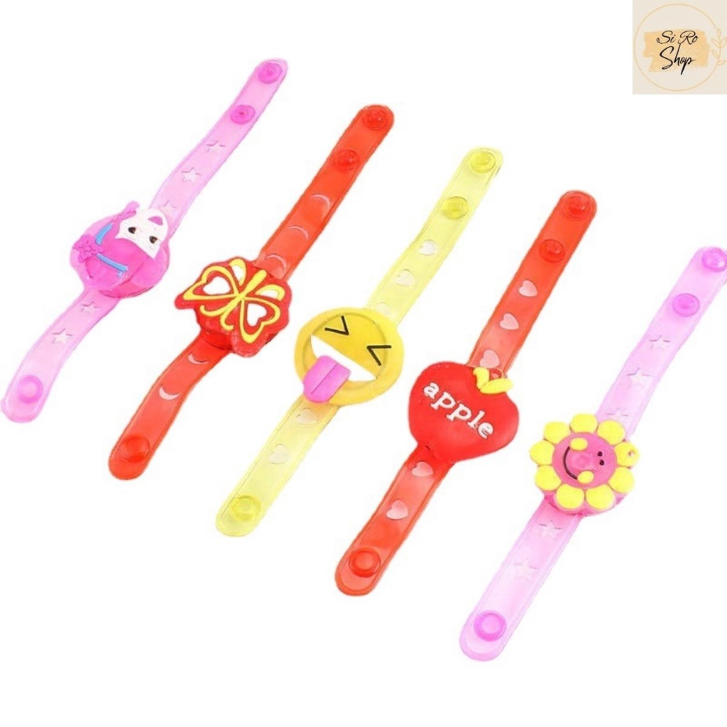 Đồng hồ phát sáng, vòng đeo tay đèn LED có nhiều hình thú dễ thương, quà tặng yêu thích cho bé