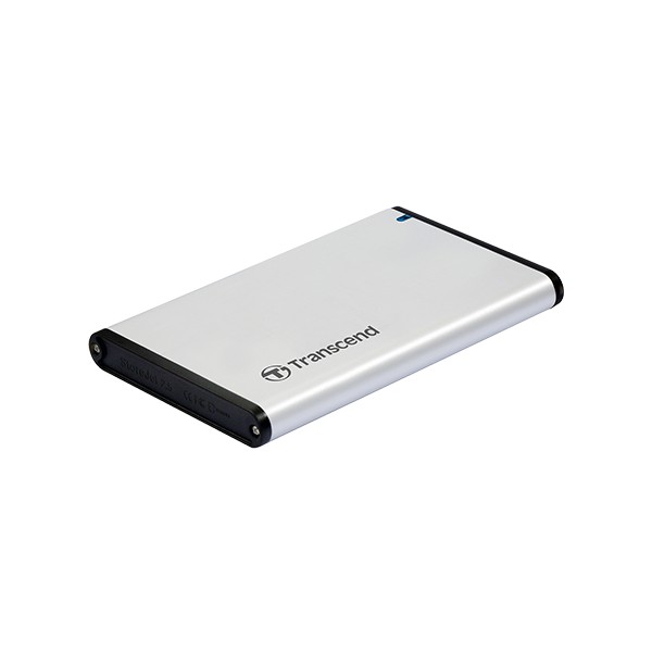 Hộp đựng ổ cứng Transcend 2.5 inch USB 3.0 màu bạc TS0GSJ25S | BigBuy360 - bigbuy360.vn