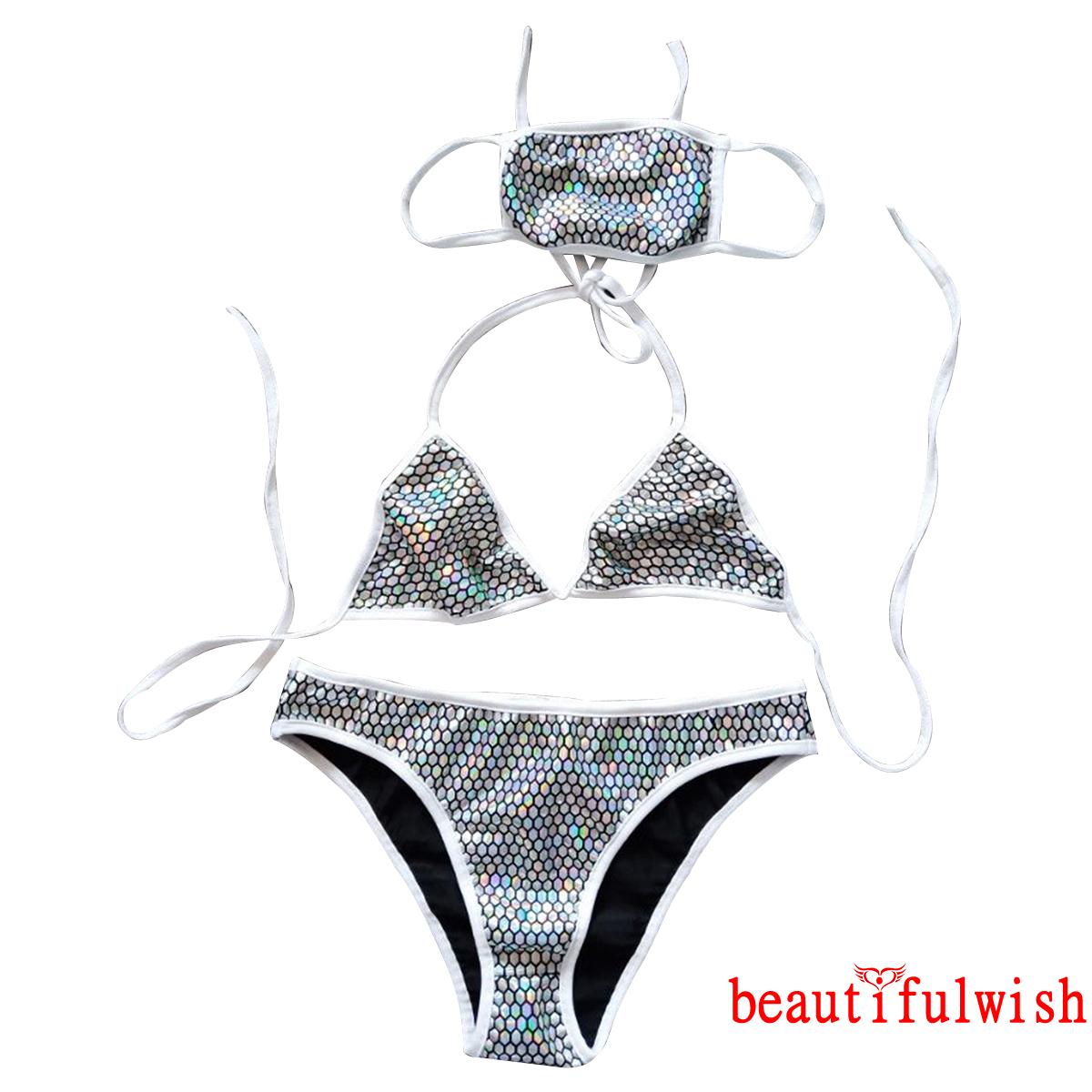 Áo Bơi + Quần Bơi Kim Sa Lấp Lánh Quyến Rũ Cho Nữ | BigBuy360 - bigbuy360.vn