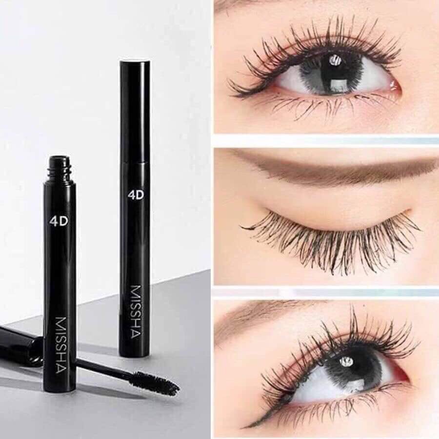 Mascara 4D Missha làm dày và dài mi Chính hãng Hàn Quốc