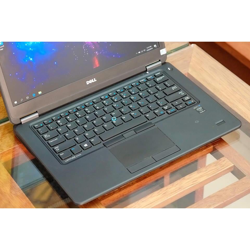 Máy tính Laptop Dell Latitude E7450 (Core I5 5300U - RAM 8GB - SSD 256GB - LCD 14" FullHD 1080) đèn bàn phím