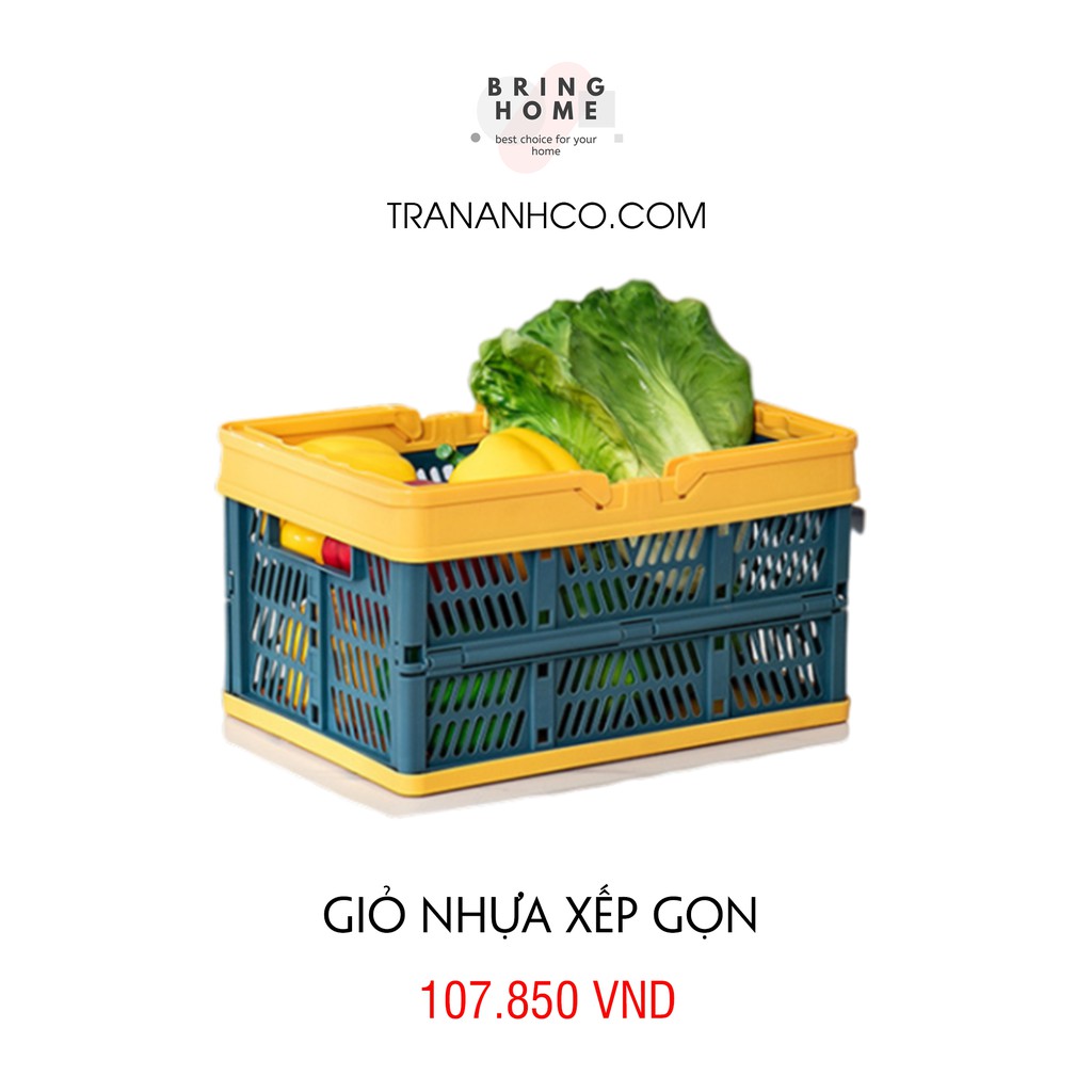 Giỏ nhựa xếp gọn