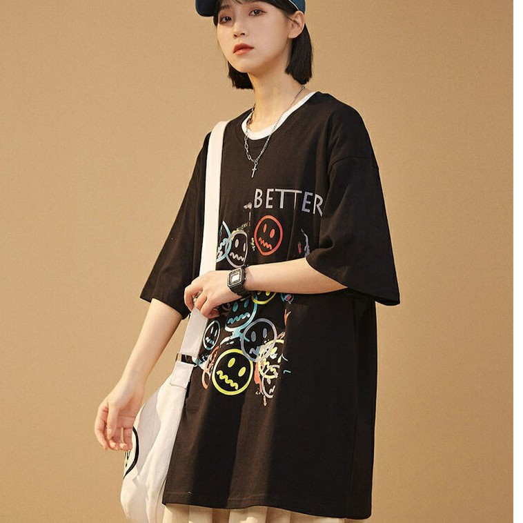 Áo thun tay lỡ nam nữ, áo phông unisex form rộng chất cotton mát mịn thấm hút mồ hôi in hình that | BigBuy360 - bigbuy360.vn