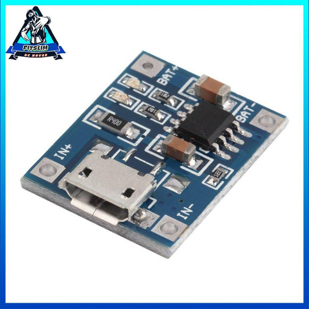5V Mini MICRO USB 1A TP4056 Pin Lithium Mô-đun sạc Bảng sạc