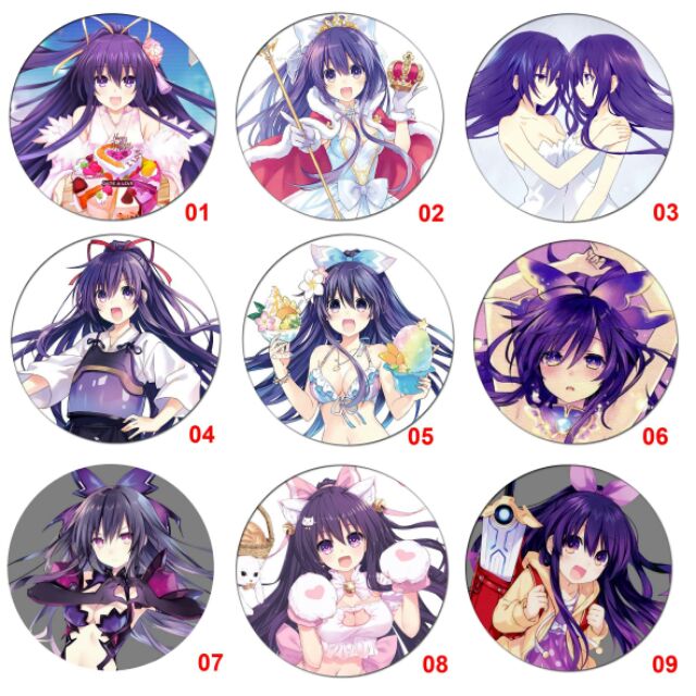 Huy hiệu anime DATE ALIVE - TOHKA