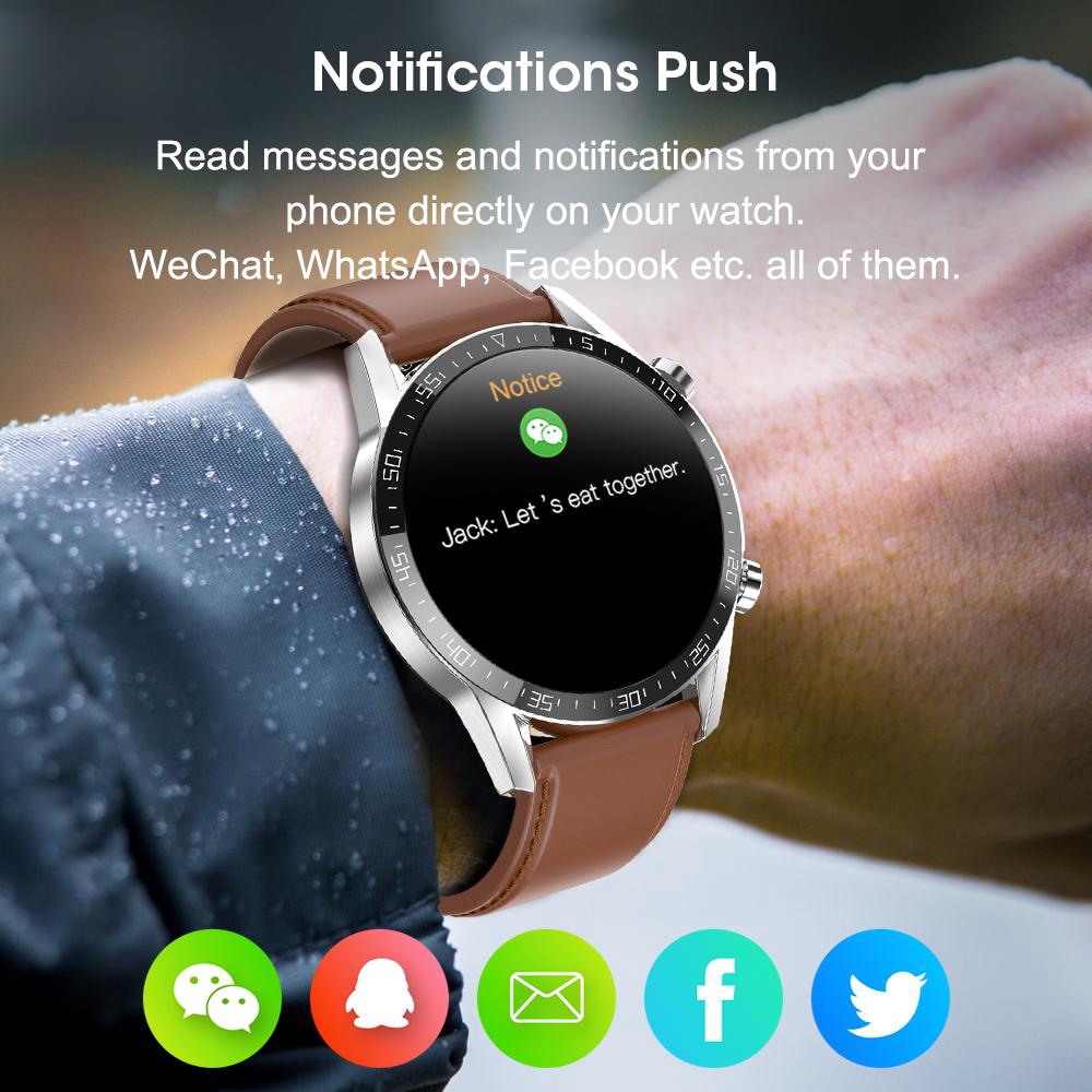 Đồng hồ thông minh mới L13C Tuổi thọ pin dài IP68 Bluetooth không thấm nước Smartwatch Huyết áp nhịp tim theo dõi tập thể dục Vòng đeo tay nam VS L11 L12 L13