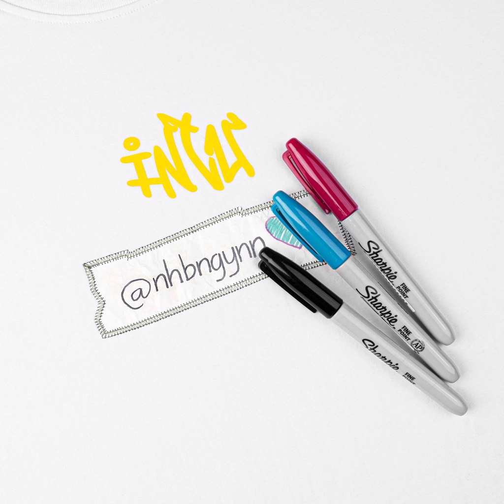 Grimm DC Áo tay ngắn In tư // Trắng