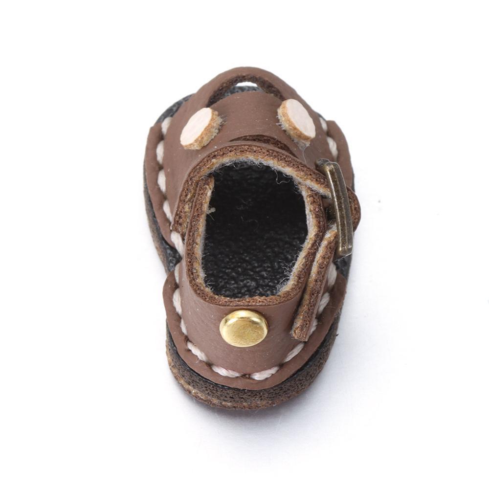 Giày Búp Bê Da Bò Màu Sắc Cầu Vồng Dễ Thương Xinh Xắn 1 / 12BJD