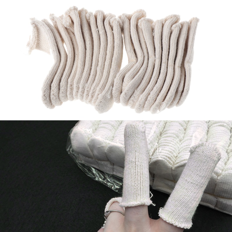 Găng Bảo Vệ Ngón Tay Bằng Cotton Dùng Làm Đồ Thủ Công 20