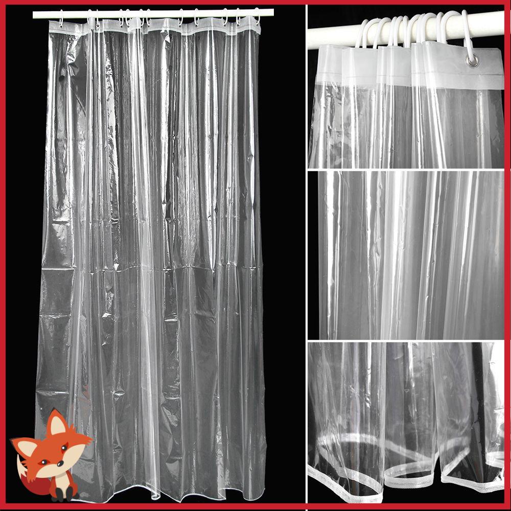 Rèm nhà tắm bằng nhựa peva trong suốt chống thấm nước/ chống nấm mốc