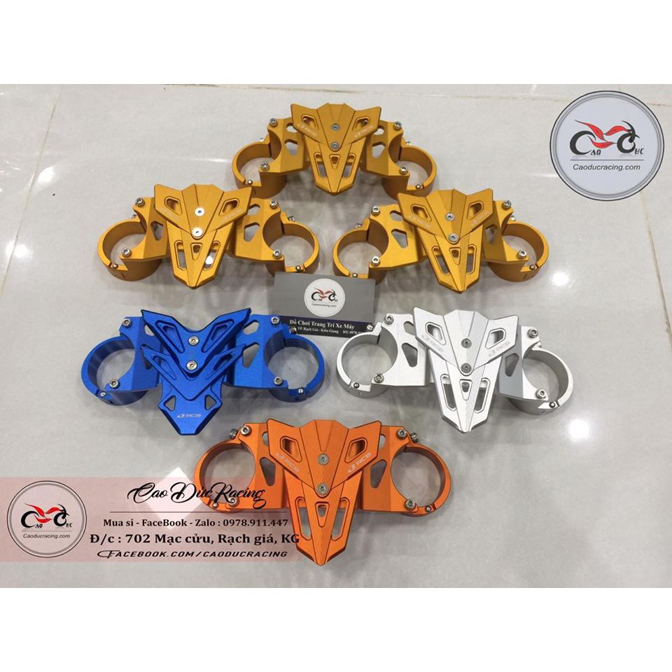 SIÊU RẺ - Cùm phuộc trước RacingBoy chính hãng Ex150 Ex135 - chống rung lắc tay lái