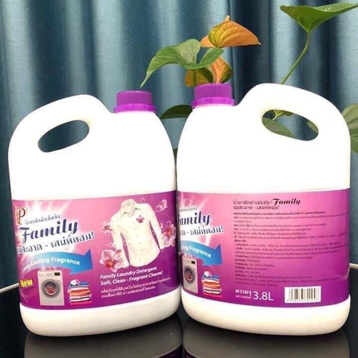 Nước giặt xả Family Can 3.8 lít Hương Ngát Hoa